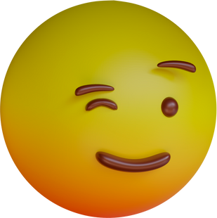 Cute Winking Emoticon