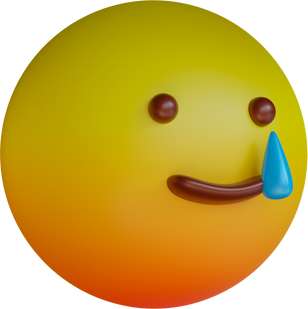 Cute Sad Face Emoticon